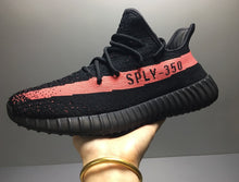 YEEZY BOOST 350 V2 black red Stripe