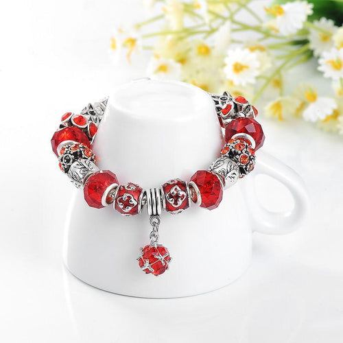 Charm Bracelet Lovely Red Color